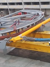 At Boncon Services we can modify all your equipment or lifting gear to our engineer specifications and drawings. As seen above, lifting lugs were required to be added as per new standards to lift 39T of ocean cable. 